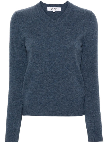 Heart Logo Wool Jumper