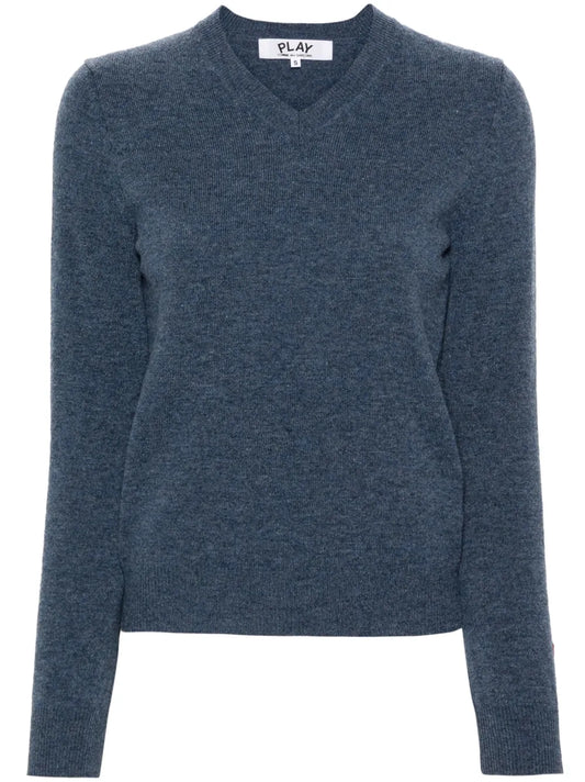 Heart Logo Wool Jumper