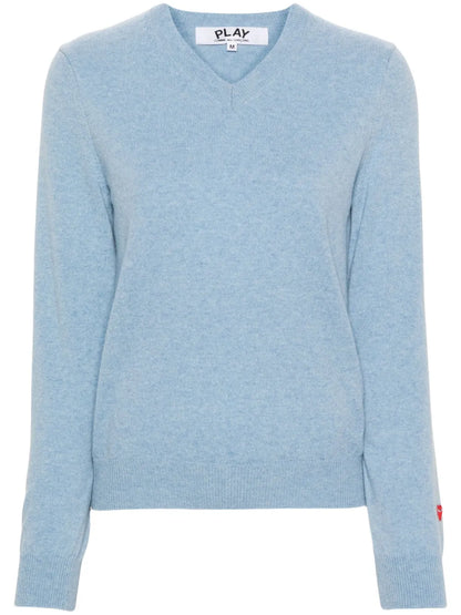 Heart Logo Wool Jumper
