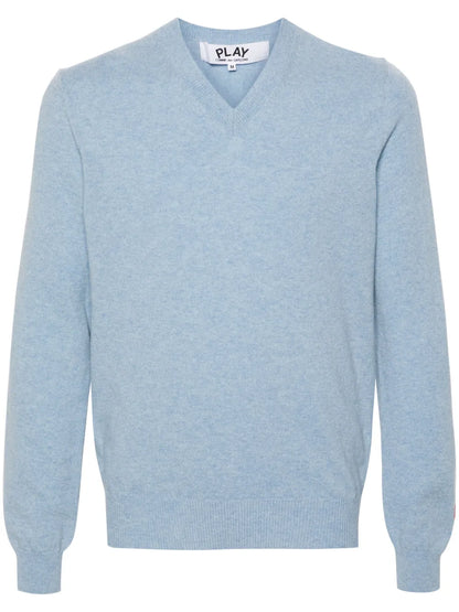 Logo-Appliqué Wool Jumper