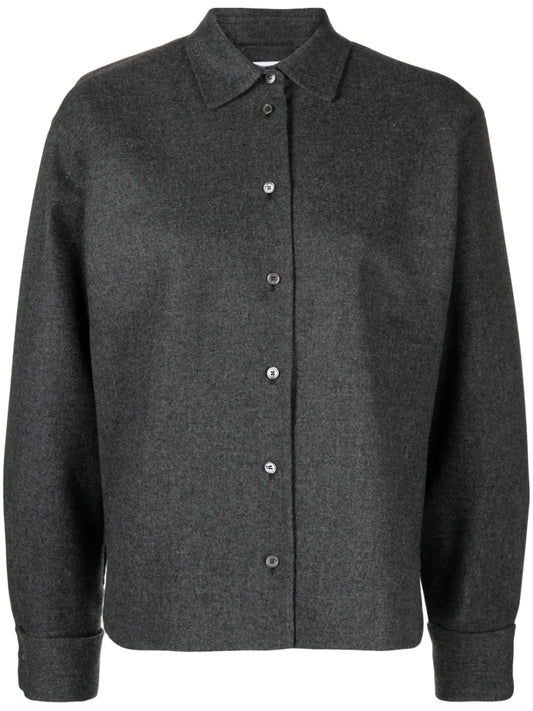 Abadan Felted-Finish Shirt Jacket