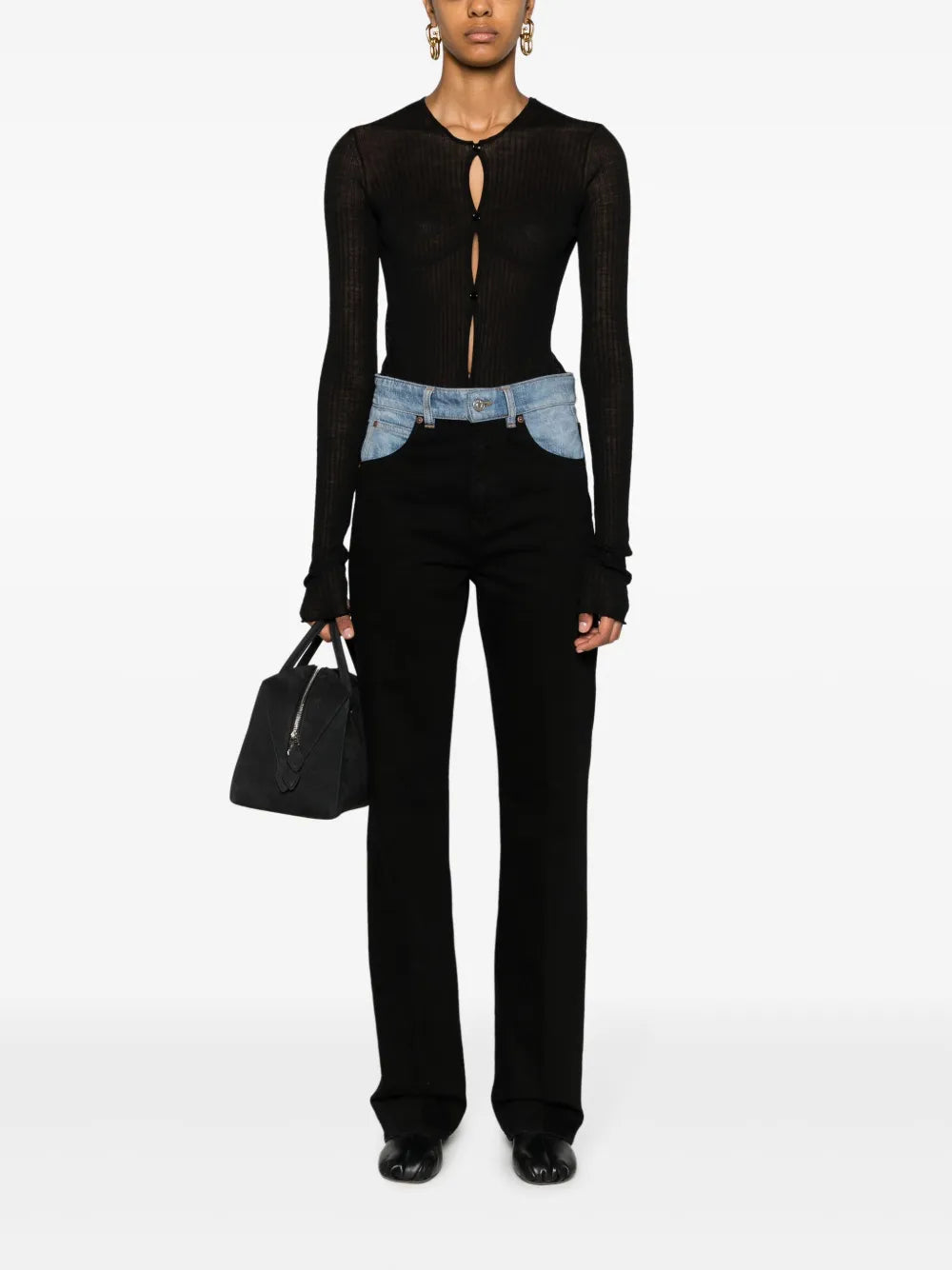Dinar Ribbed Bodysuit