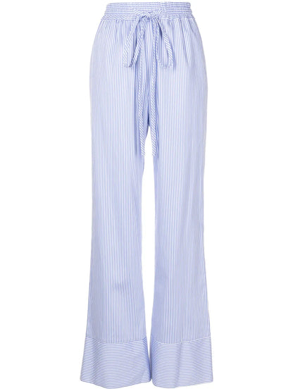 Striped Cotton Trousers