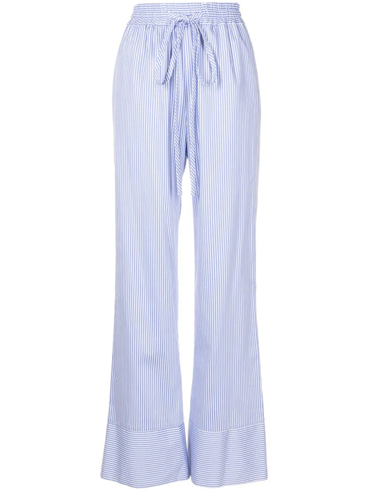 Striped Cotton Trousers