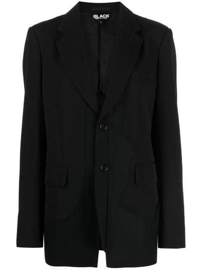 Single-Breasted Wool Blazer