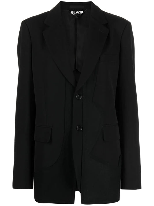 Single-Breasted Wool Blazer