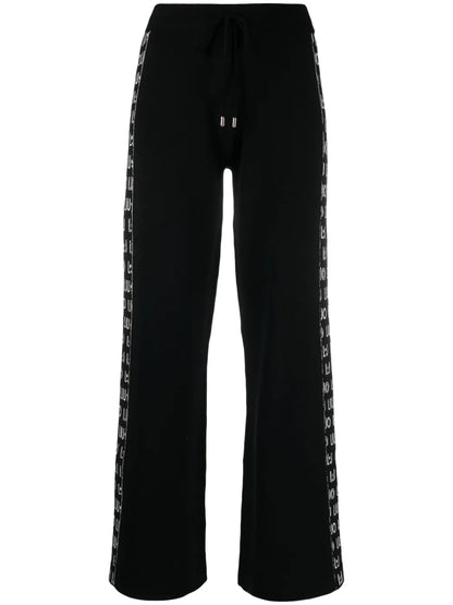 Logo-Tape Detail Trousers