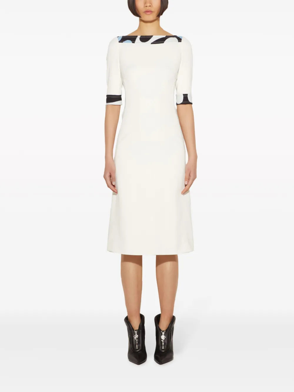 Leocorno-Print A-Line Dress