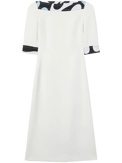 Leocorno-Print A-Line Dress