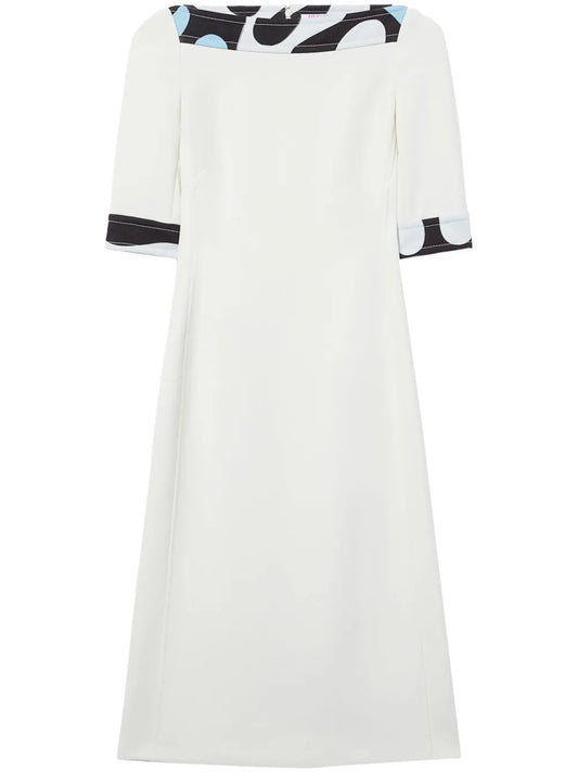 Leocorno-Print A-Line Dress