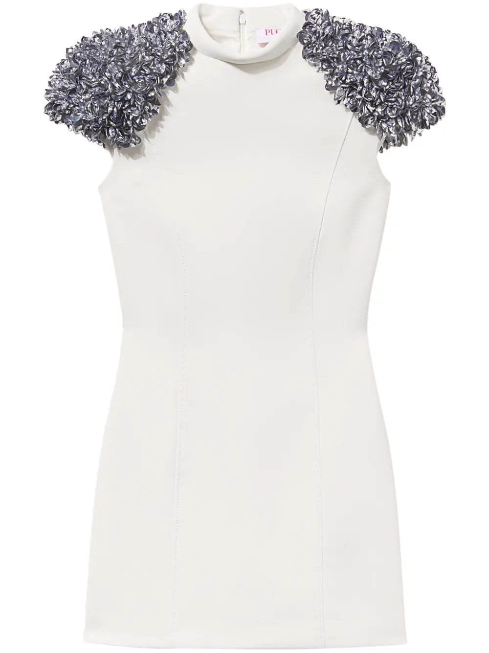 Sequin-Embellished Jersey Minidress