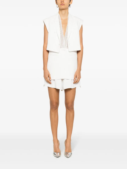 Tailored Crepe Shorts