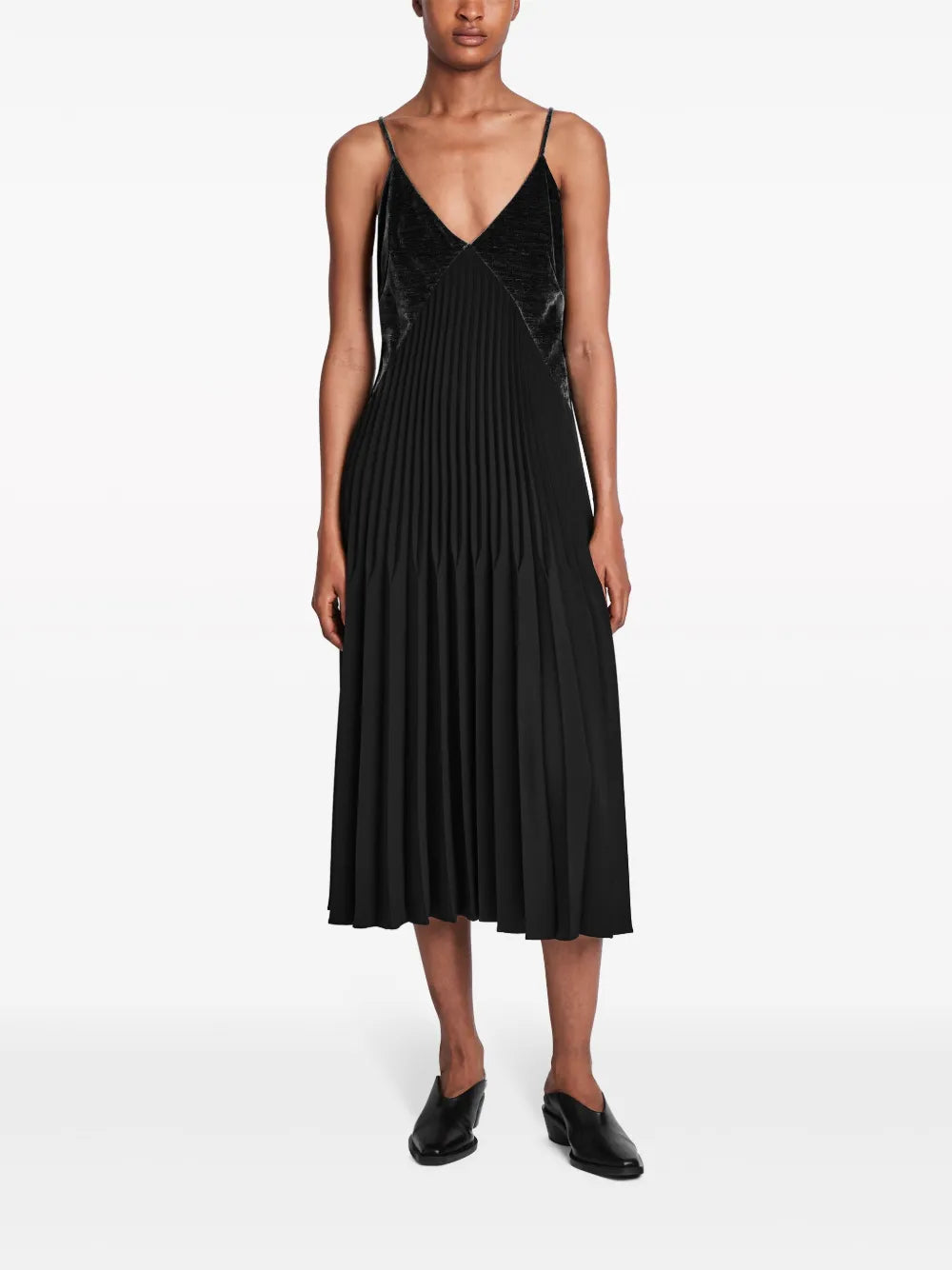 Wren Pleated Midi Dress
