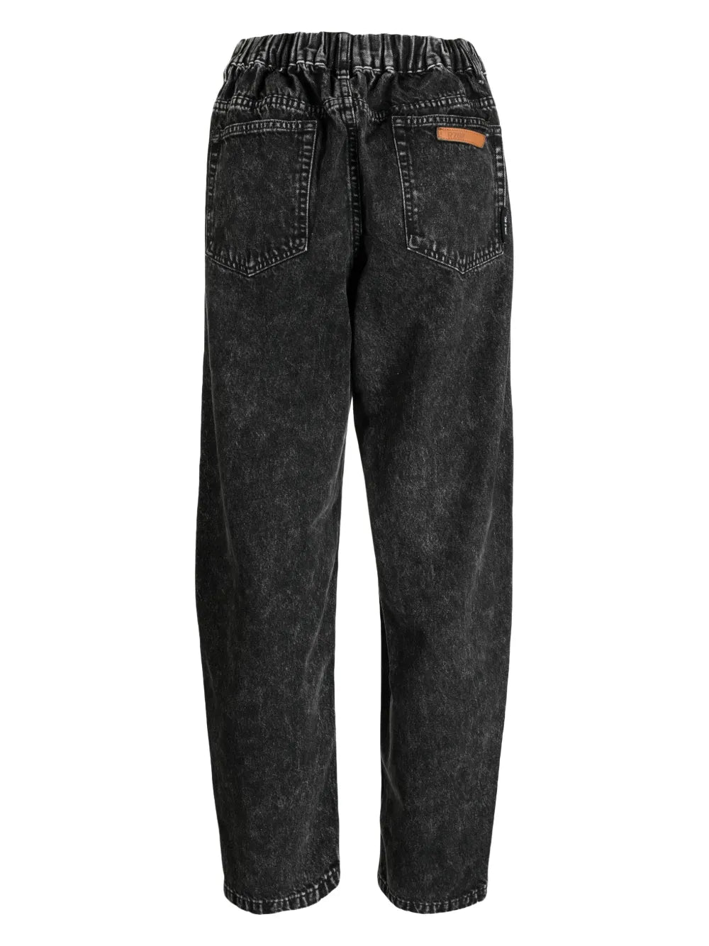 Logo-Appliqué Straight-Leg Jeans