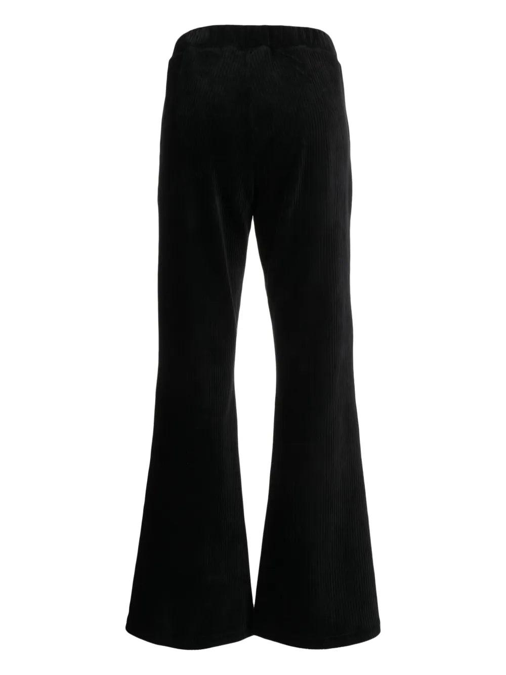 Cherry-Embroidered Cotton-Blend Flared Trousers
