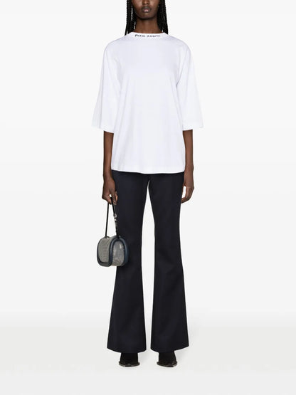 Low-Rise Flared Trousers