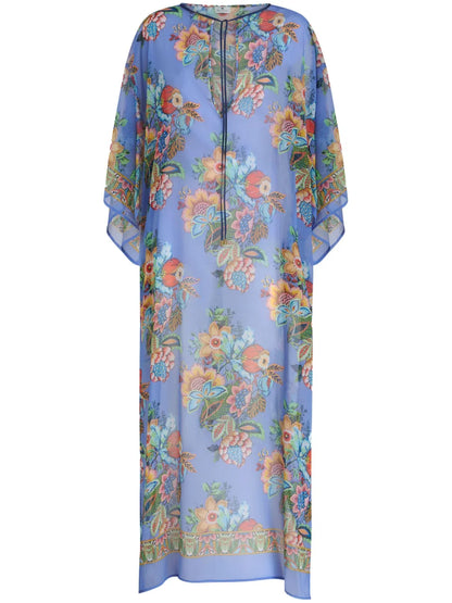 Floral-Print Maxi Dress