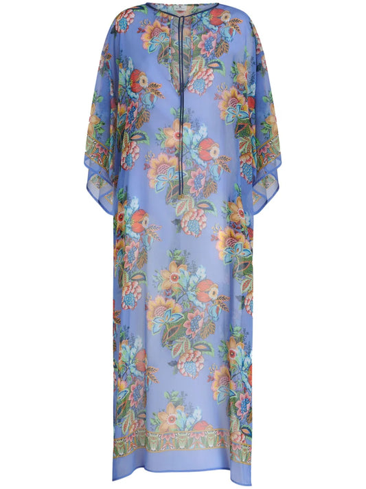 Floral-Print Maxi Dress