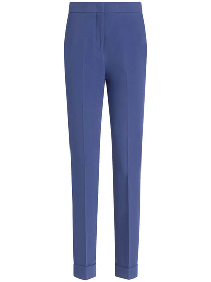 High-Waist Cropped Trousers