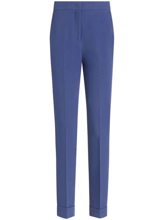 High-Waist Cropped Trousers