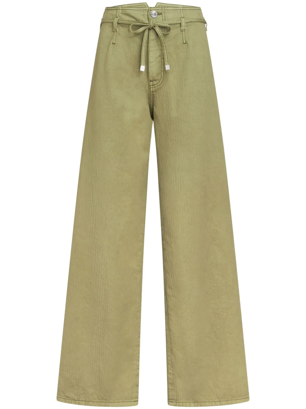 Pegaso-Embroidered Wide-Leg Jeans