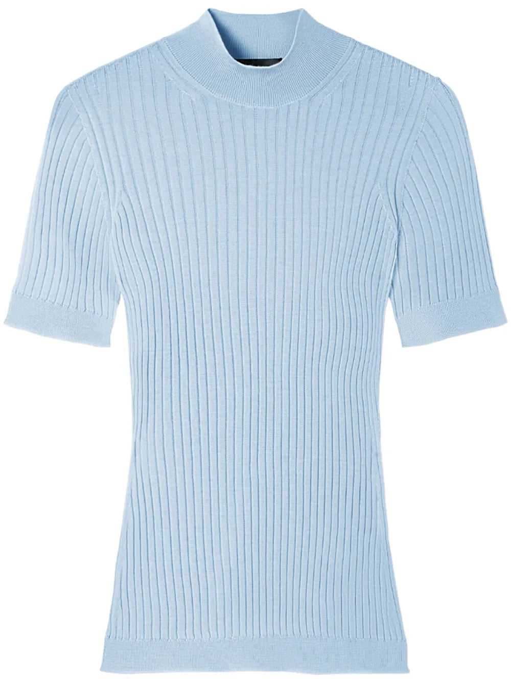 Ribbed-Knit Wool Top