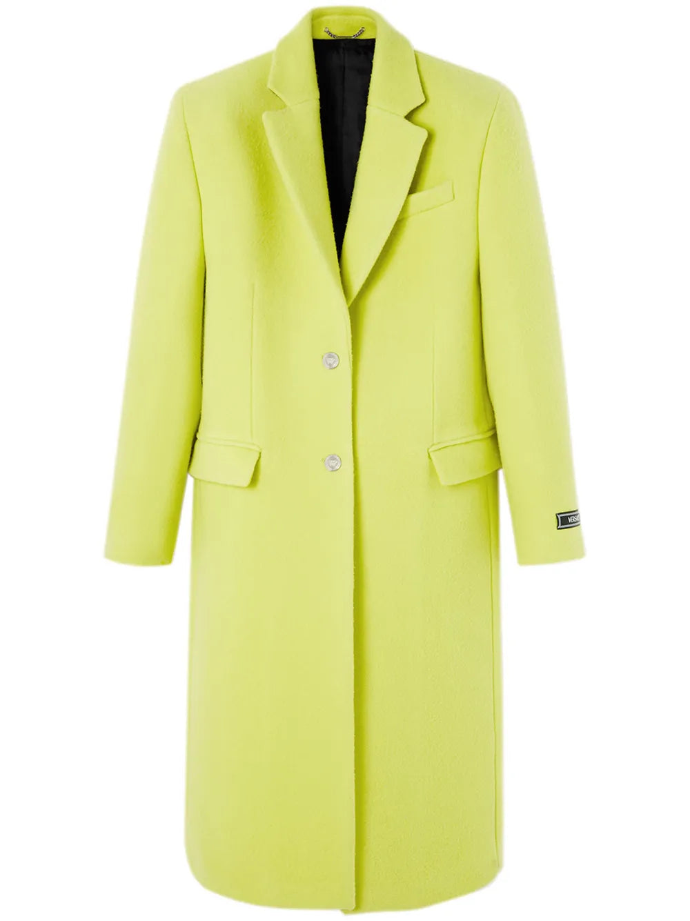 Notched-Lapels Single-Breasted Coat
