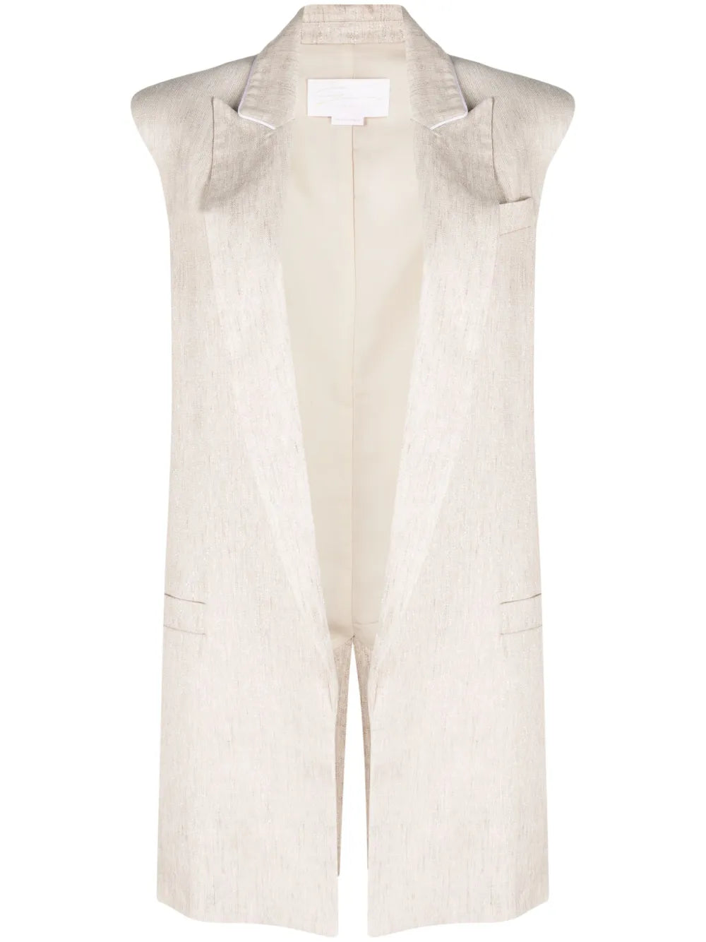 Open-Front Tailored Vest