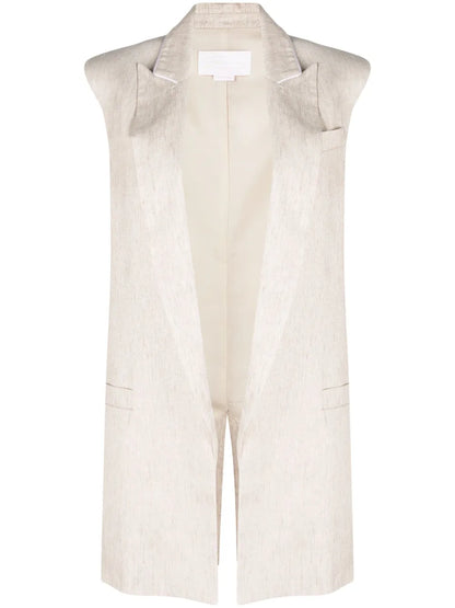 Open-Front Tailored Vest