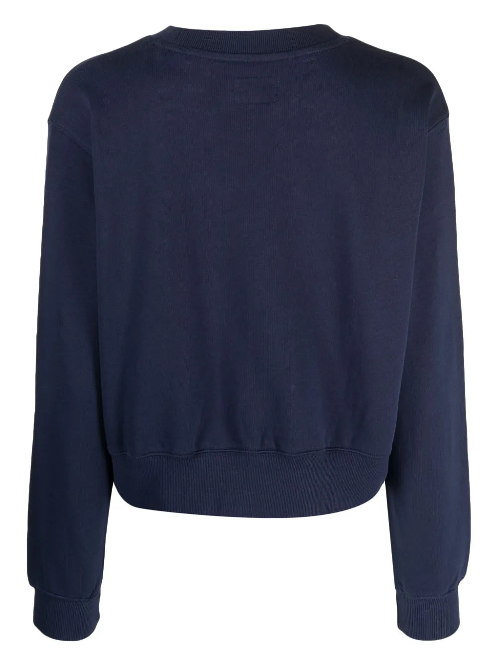 Slogan-Embroidered Cotton Sweatshirt