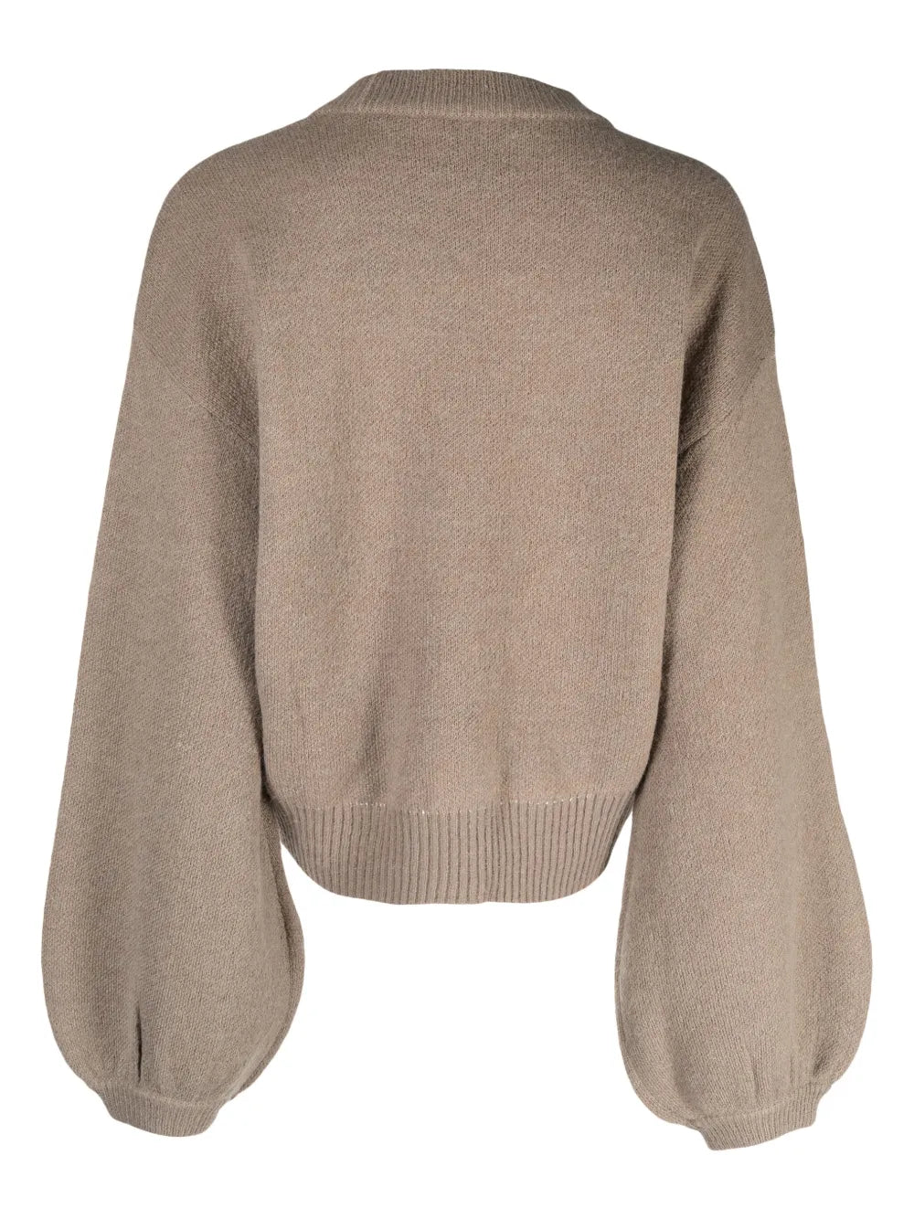 Crew-Neck Cropped Jumper