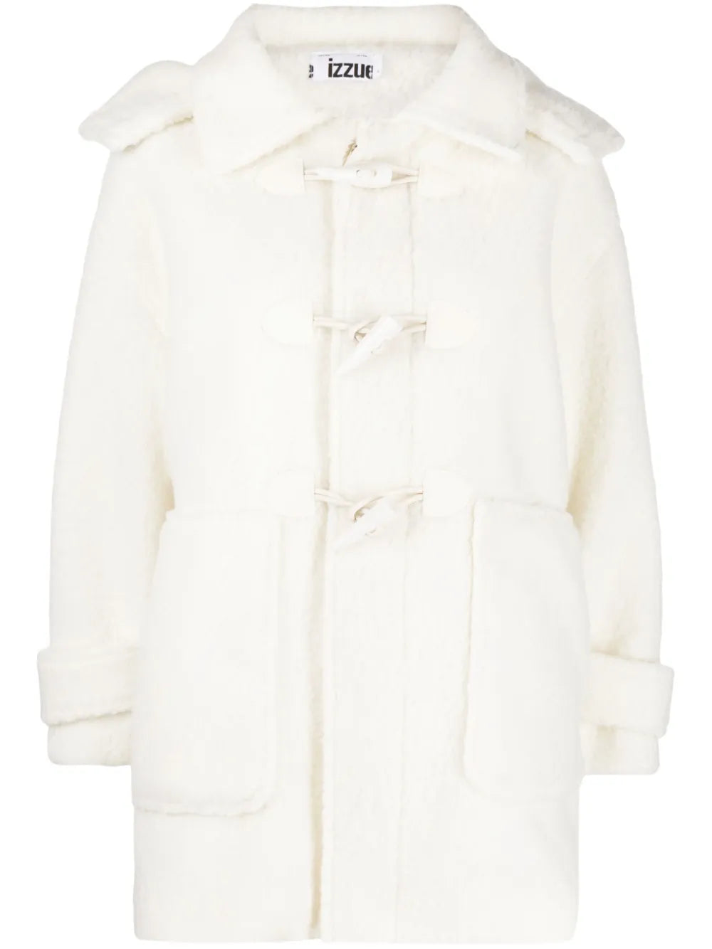 Hooded Faux-Shearling Jacket