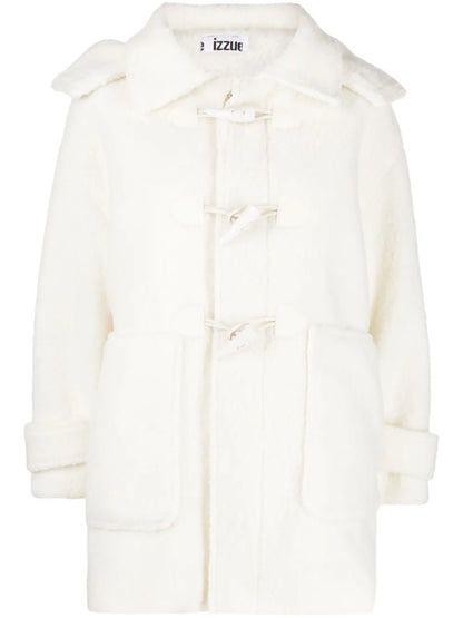Hooded Faux-Shearling Jacket