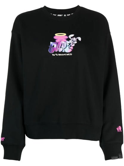 Graphic-Print Jersey Sweatshirt