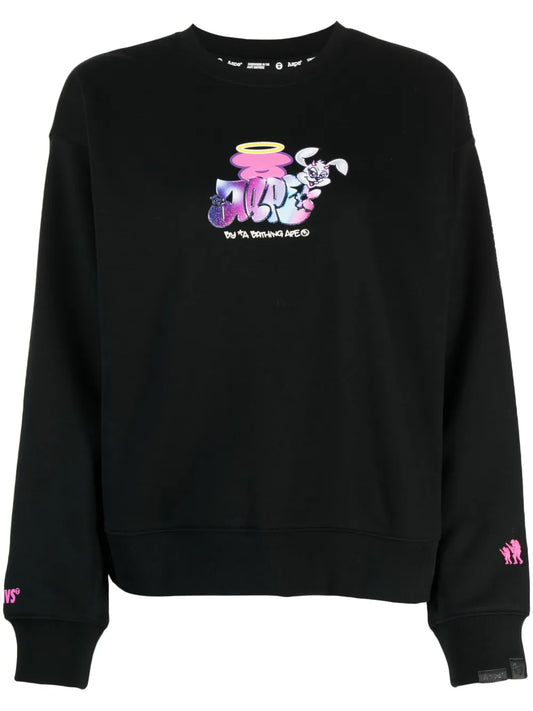 Graphic-Print Jersey Sweatshirt