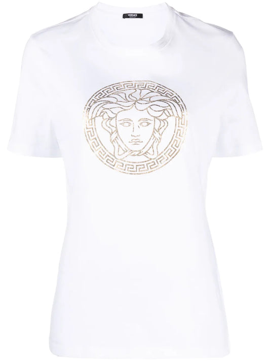 Medusa Head-Print Cotton T-Shirt