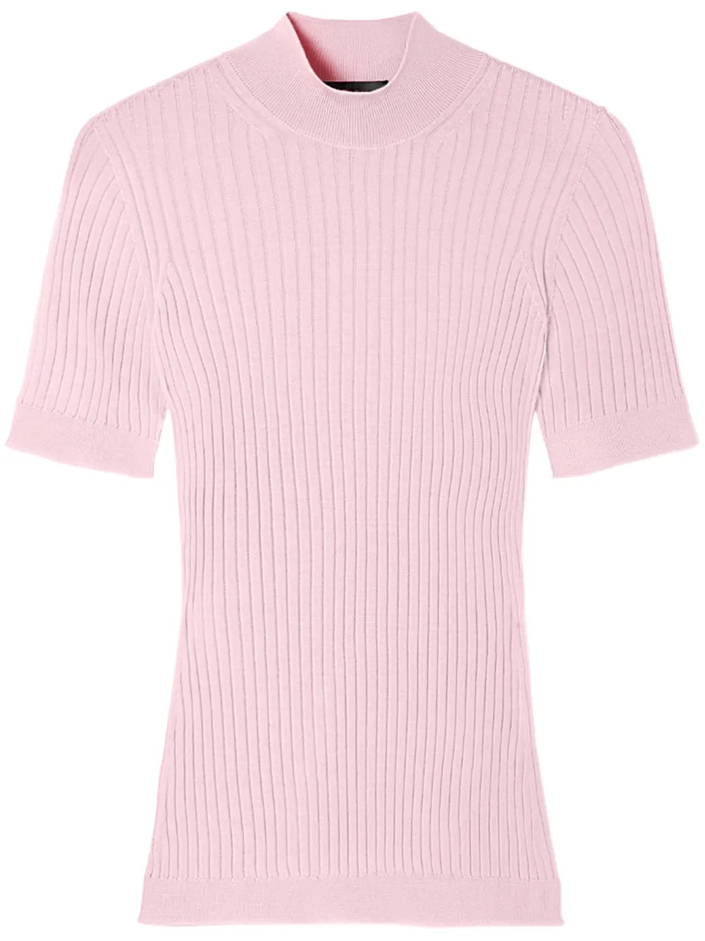 High-Neck Ribbed Jumper