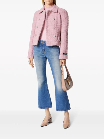 High-Neck Ribbed Jumper