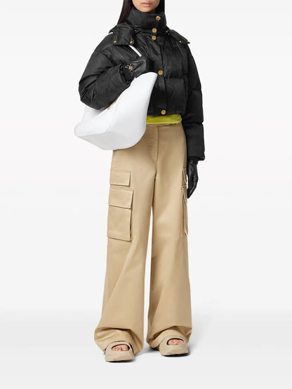 High-Waist Wide-Leg Trousers