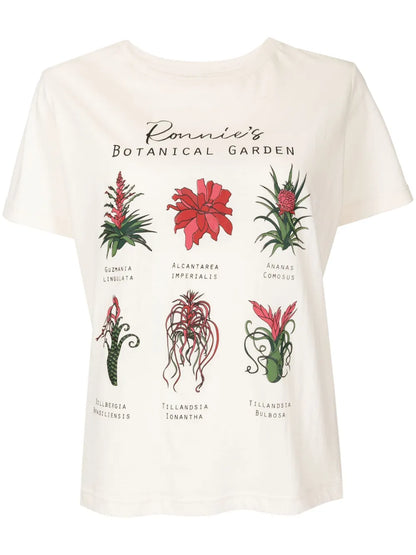 Ronnie'S Botanical Garden Cotton T-Shirt