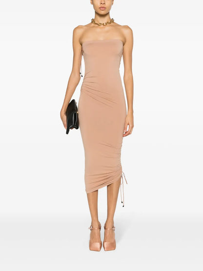 Fatal Ruched Mini Dress