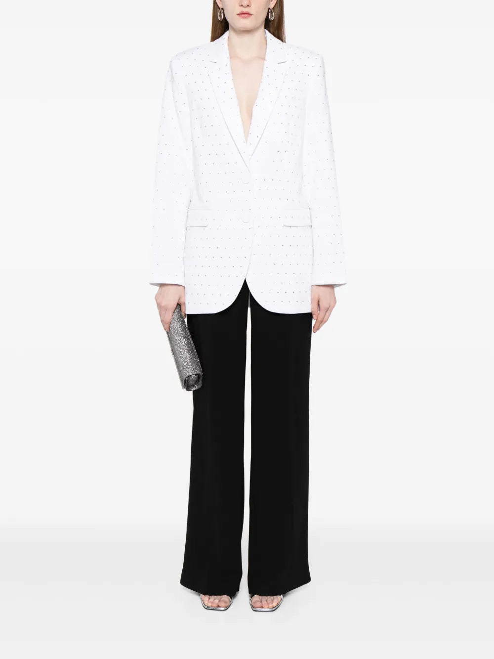 Mensy Crystal-Embellished Blazer