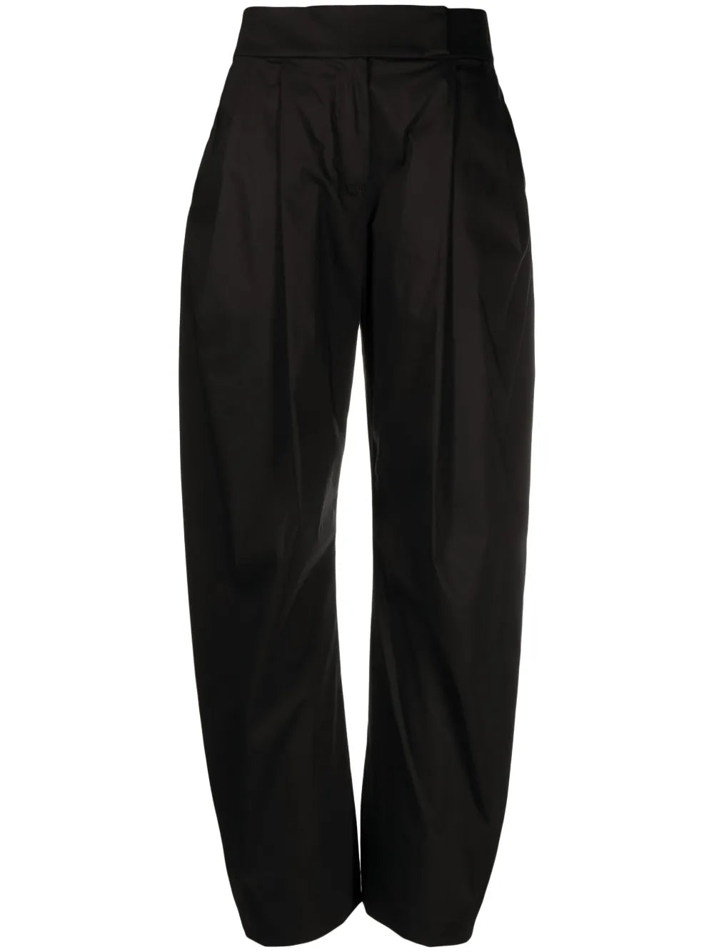 High-Waisted Wide-Leg Trousers