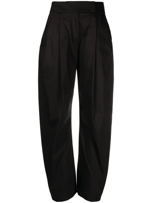High-Waisted Wide-Leg Trousers