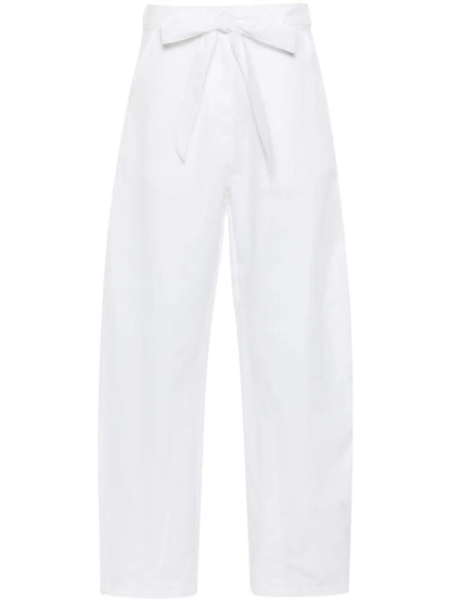 Belted Wide-Leg Trousers