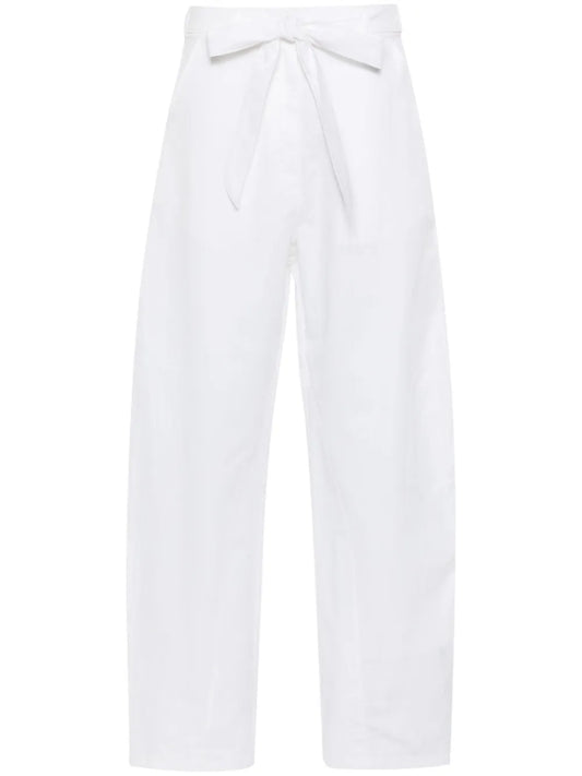 Belted Wide-Leg Trousers