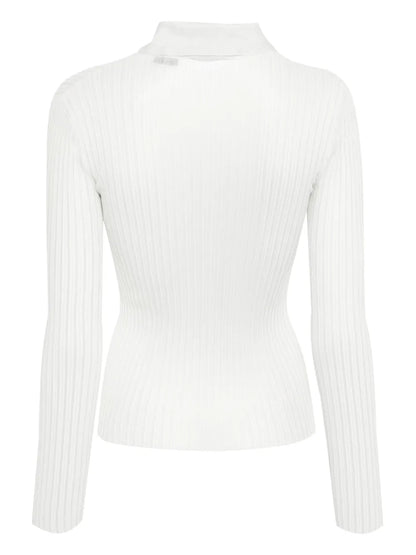 Button-Up Knitted Top