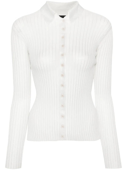 Button-Up Knitted Top