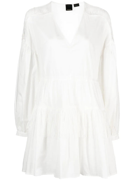 Fringe-Embellished Mini Dress
