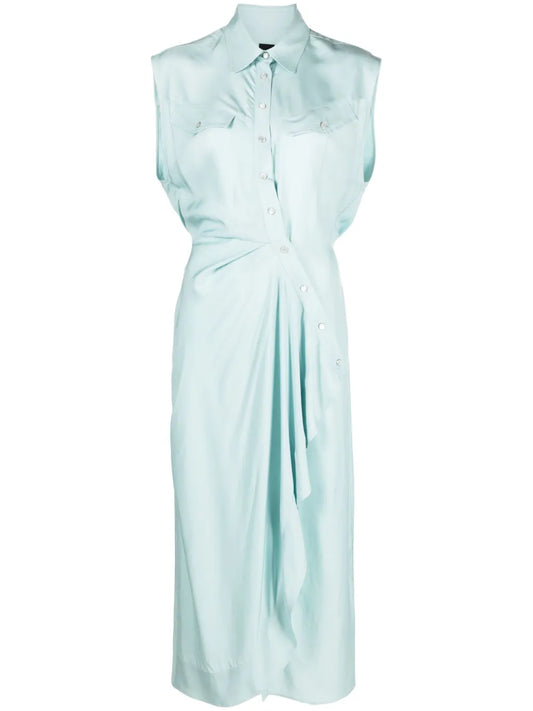 Amityville Asymmetric Shirt Dress